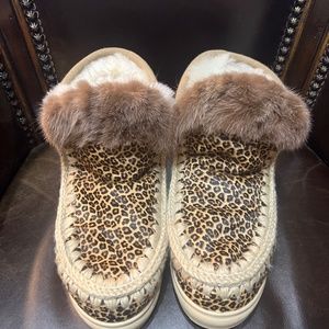 MOU eskimo sneaker ponyskin mix patchwork (never worn)
